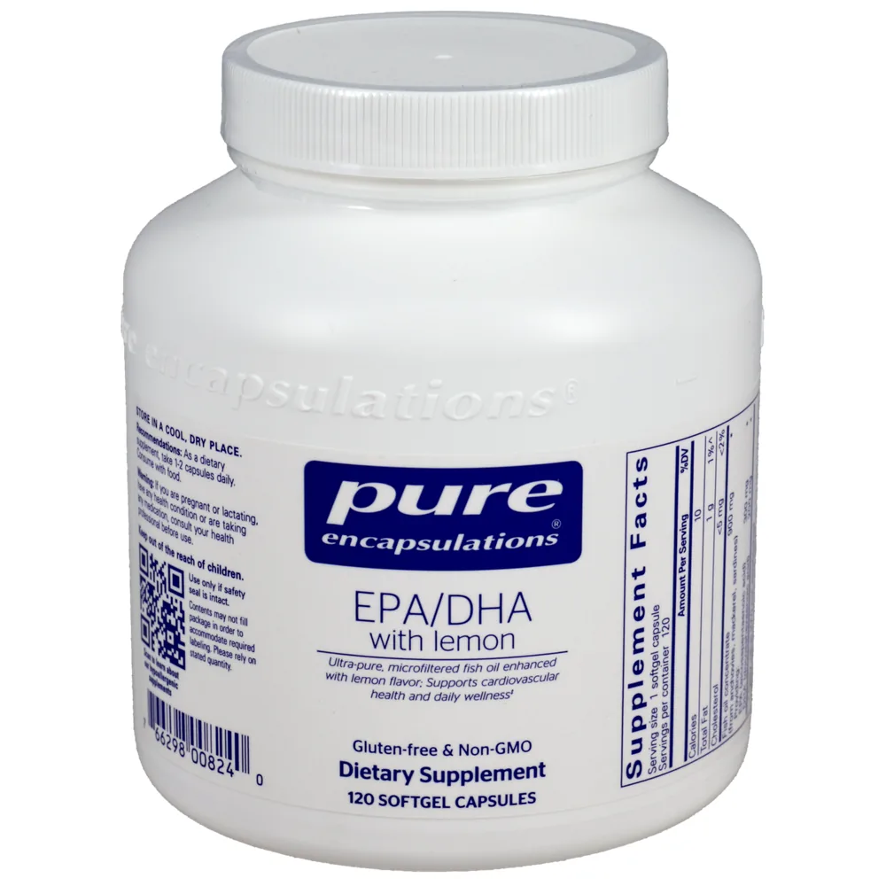 EPA/DHA With Lemon - 120 Softgel Capsules