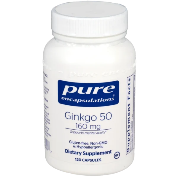 Ginkgo 50 160mg - 60 capsules