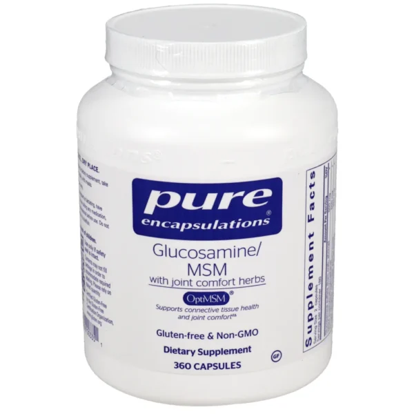 Glucosamine MSM w/joint comfort herbs* - 360 capsules