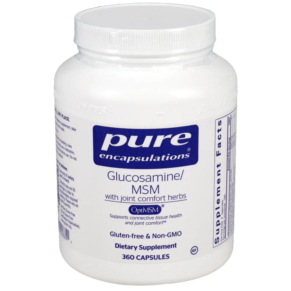 Glucosamine MSM w/joint comfort herbs* - 360 capsules