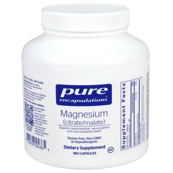 Magnesium (Citrate/Malate) - 180 capsules