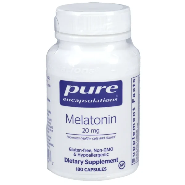 Melatonin 20mg - 180 capsules