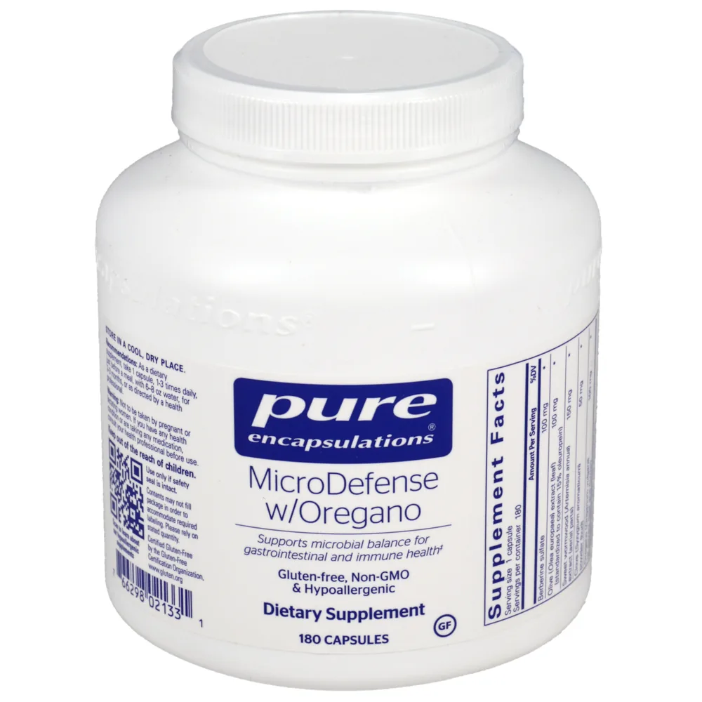MicroDefense w/Oregano - 180 capsules