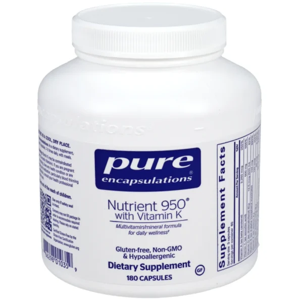 Nutrient 950 w/Vitamin K - 180 capsules