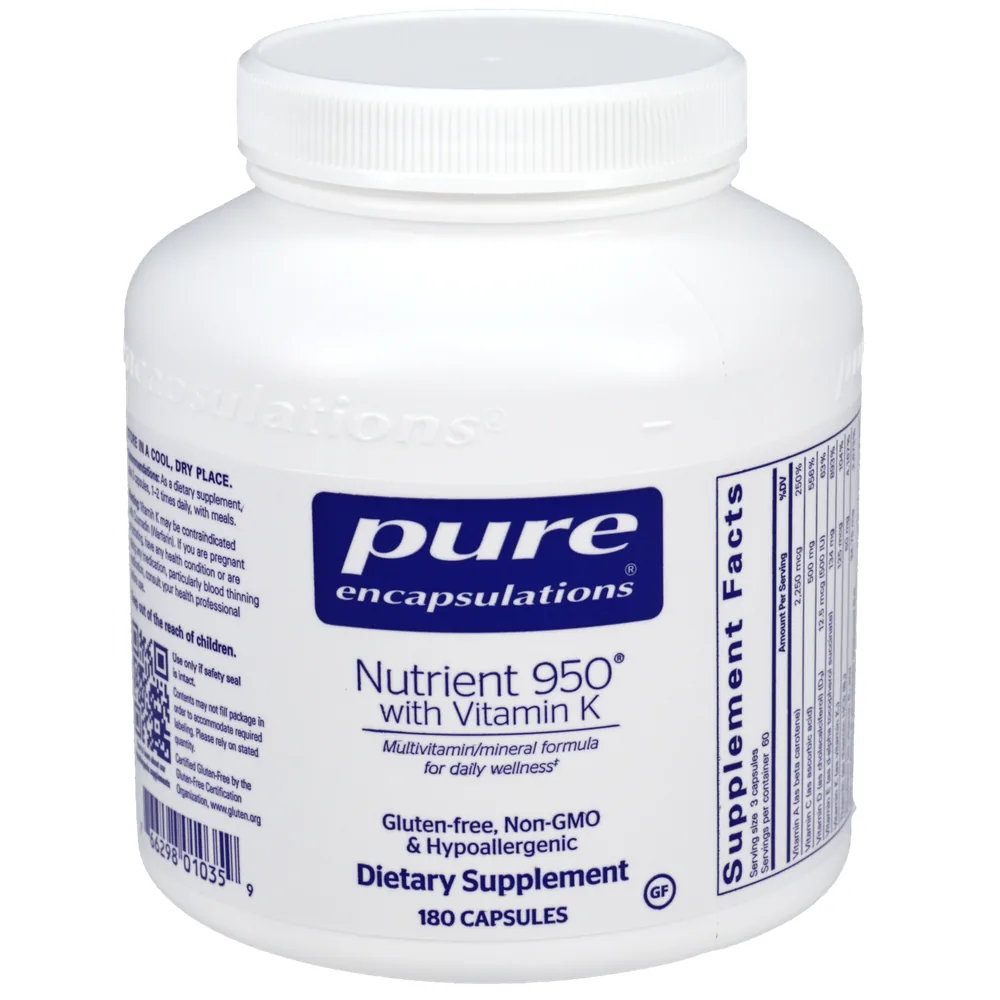 Nutrient 950 w/Vitamin K - 180 capsules