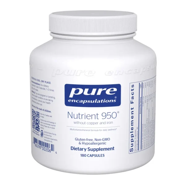 Nutrient 950® without Copper & Iron - 180 capsules