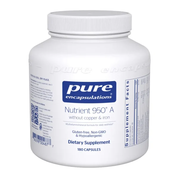 Nutrient 950® A without copper & iron - 180 capsules