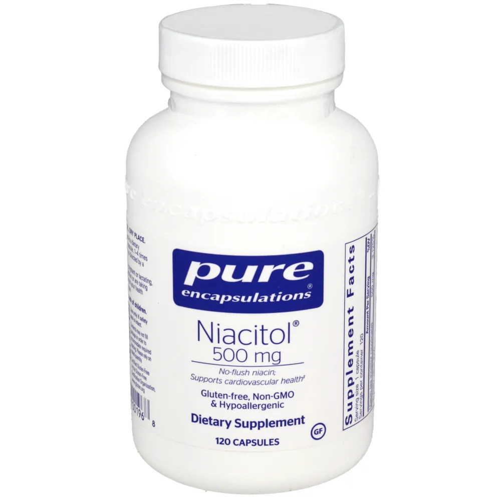 Niacitol 500mg - 120 capsules