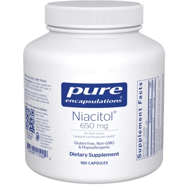 Niacitol 650mg - 180 capsules