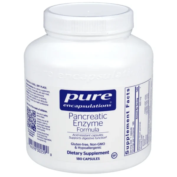 Pancreatic Enzyme Formula - 180 capsules