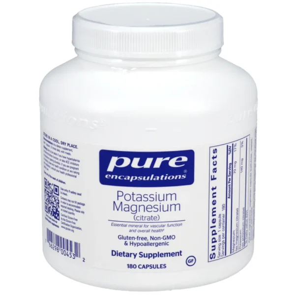 Potassium Magnesium (citrate) - 180 capsules
