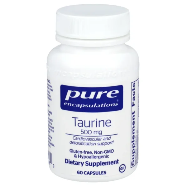 Taurine 500mg - 60 capsules