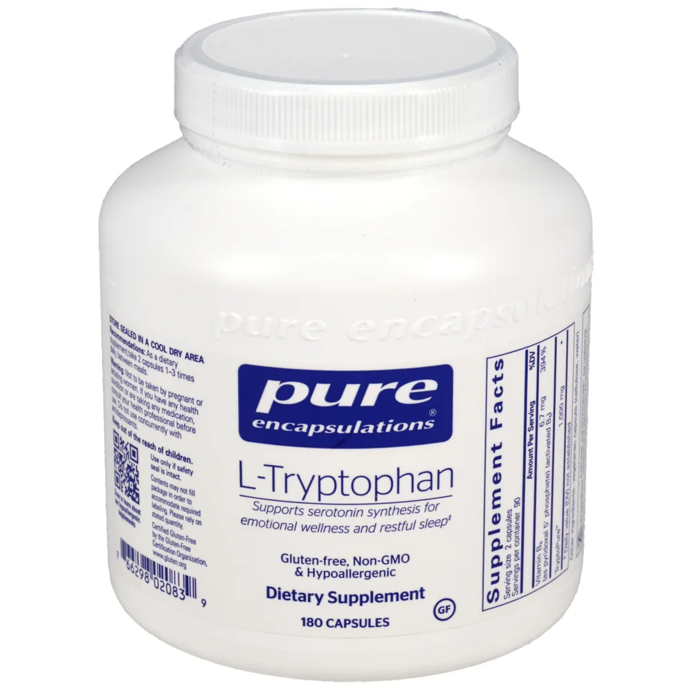 L-Tryptophan - 180 capsules