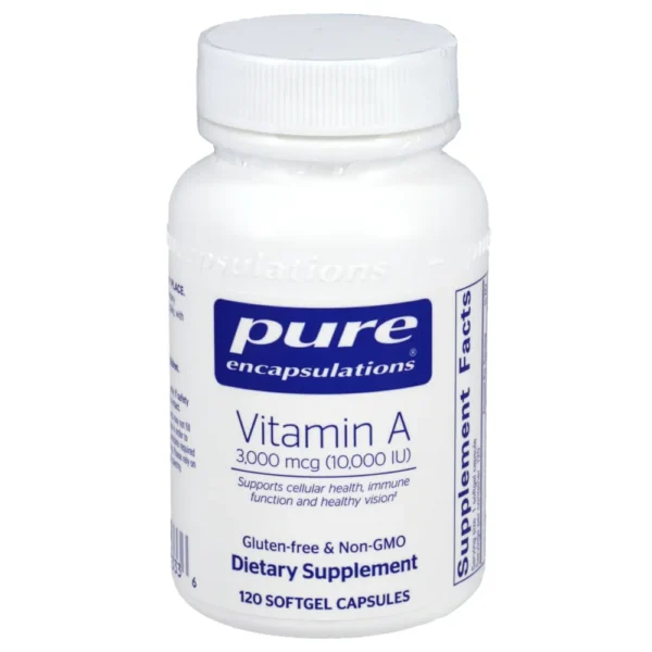 Vitamin A 3,000mcg (10,000IU) - 120 Softgel Capsules