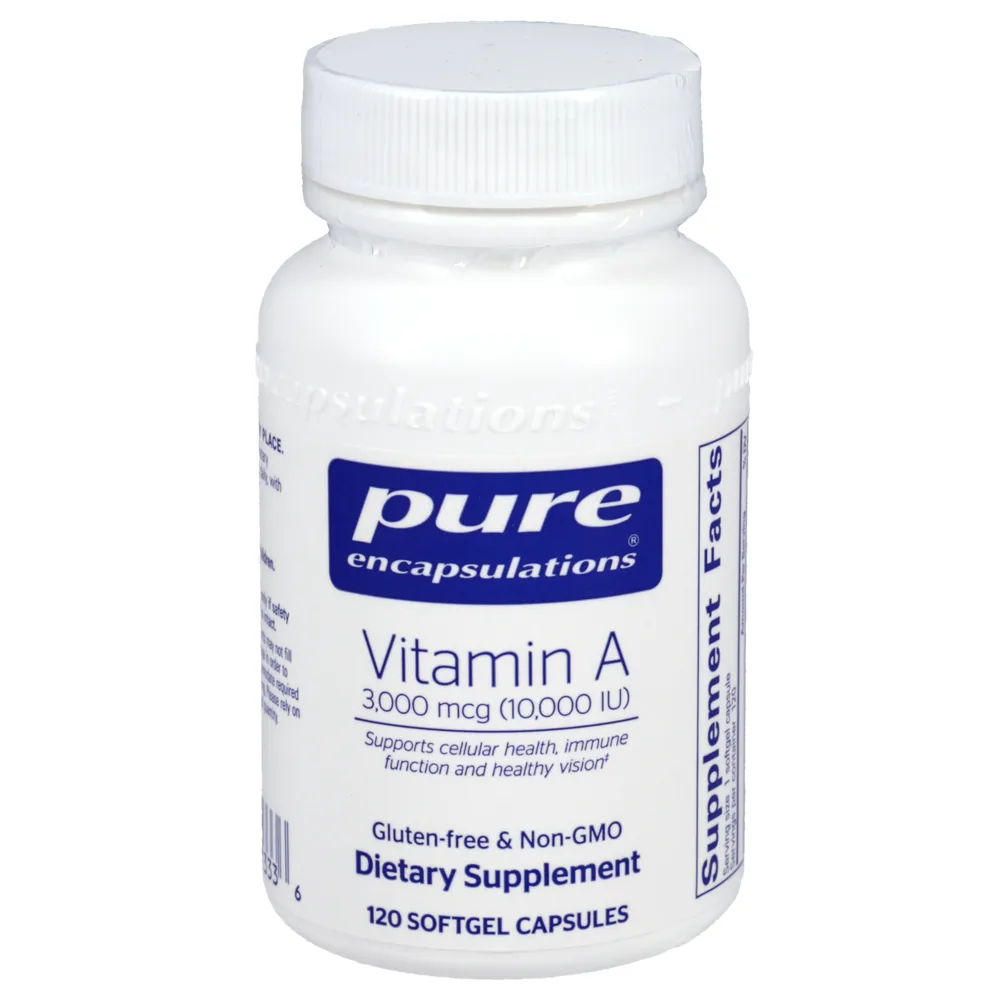 Vitamin A 3,000mcg (10,000IU) - 120 Softgel Capsules