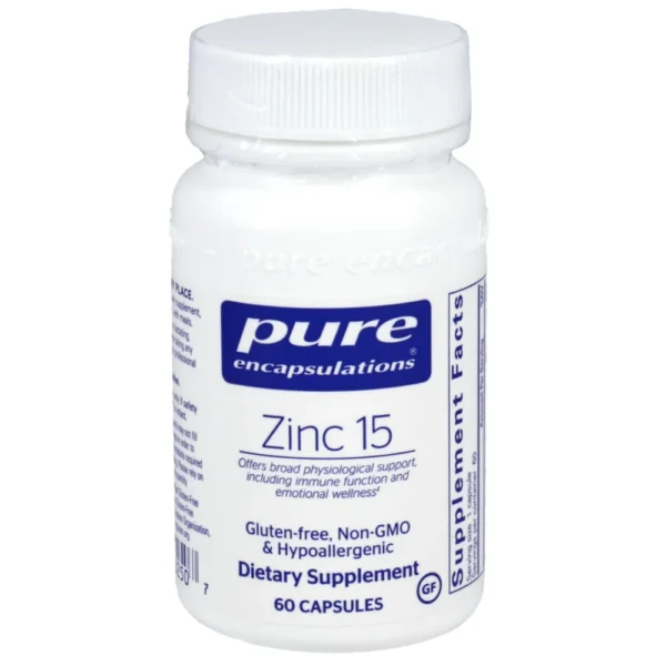 Zinc 15 - 60 capsules