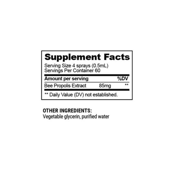 Propolis Immune Support Throat Spray 1.06 oz - Image 2